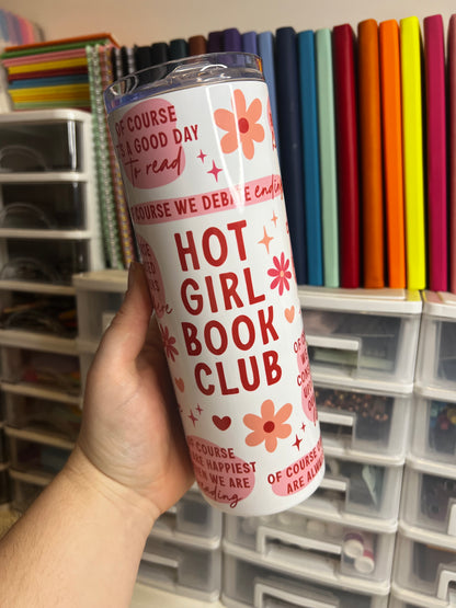 Hot Girl Book Club Tumbler