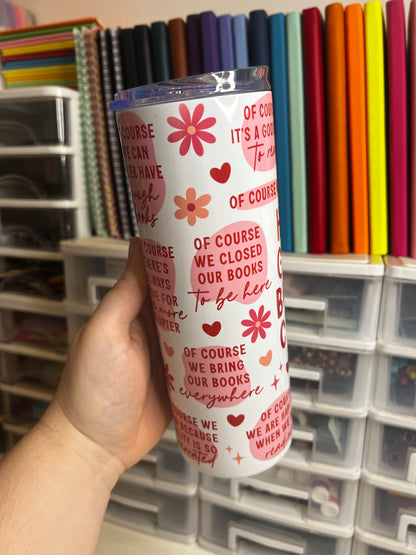 Hot Girl Book Club Tumbler