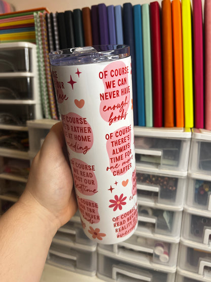 Hot Girl Book Club Tumbler