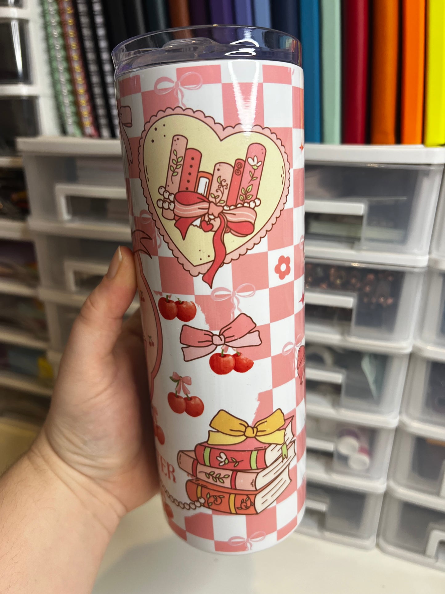 Skeleton 'One More Chapter' Tumbler