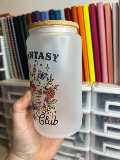 Romantasy Bookclub Glass Can