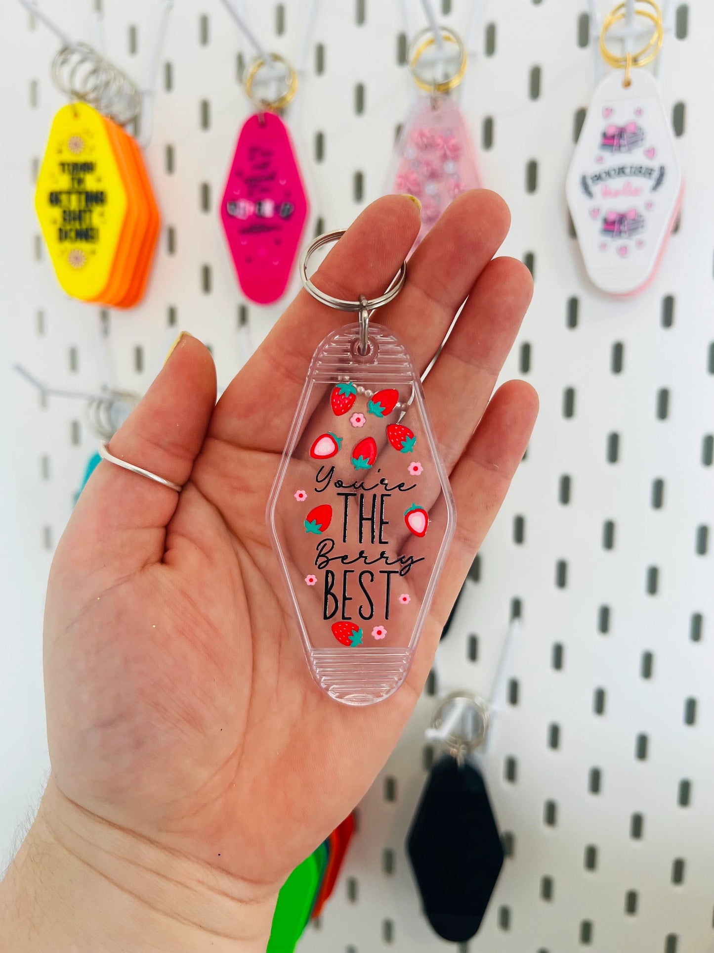 You're the berry best Motel Keychain